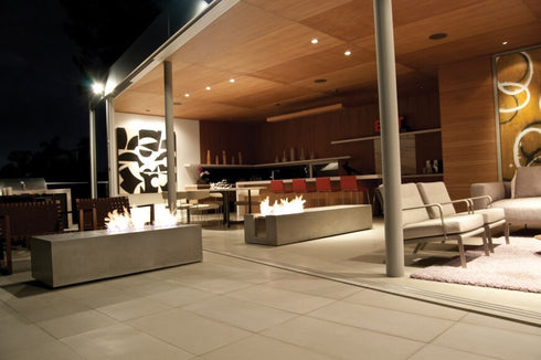 Ecosmart Fire XL700 Ethanol Burner - Black Finish - ESF.B.XL7.WTT.BL